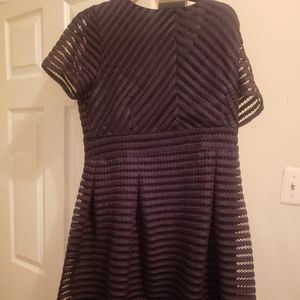 Plus Boutique Full Skirted Prom Midi Dress in Black (boohoo) - US size 14, NWT